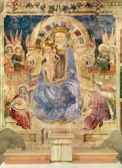 Vergine in gloria tra angeli e santi, 1468 da Matteo da Gualdo